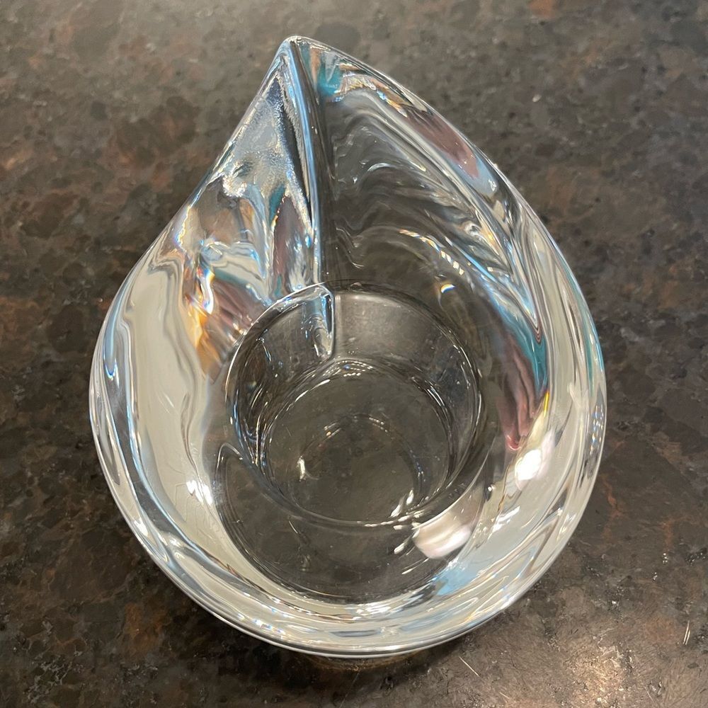 Vintage Orrefors Sweden Crystal Drop Votive Tealight Holder 90s  Martti Rytkonen - Picture 7 of 16